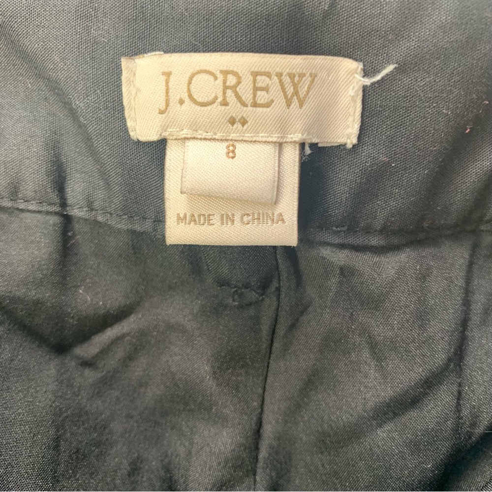 J. Crew Black Lightweight Wool Cropped Pants - Picture 5 of 7